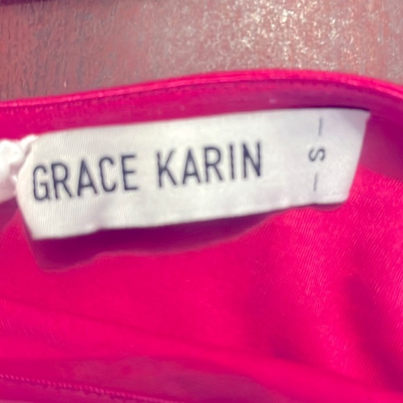 GRACE KARIN Cocktail One Shoulder Dress Pencil Wedding Guest Dress Sz S Women - Picture 6 of 6